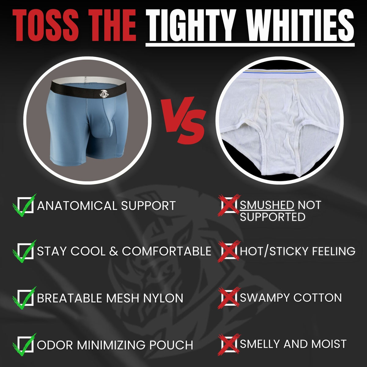 7 Inch Boxers Nylon 7in Boxer Briefs No Fly 4pk Black/Black/Blue/Gray – Real Men ...