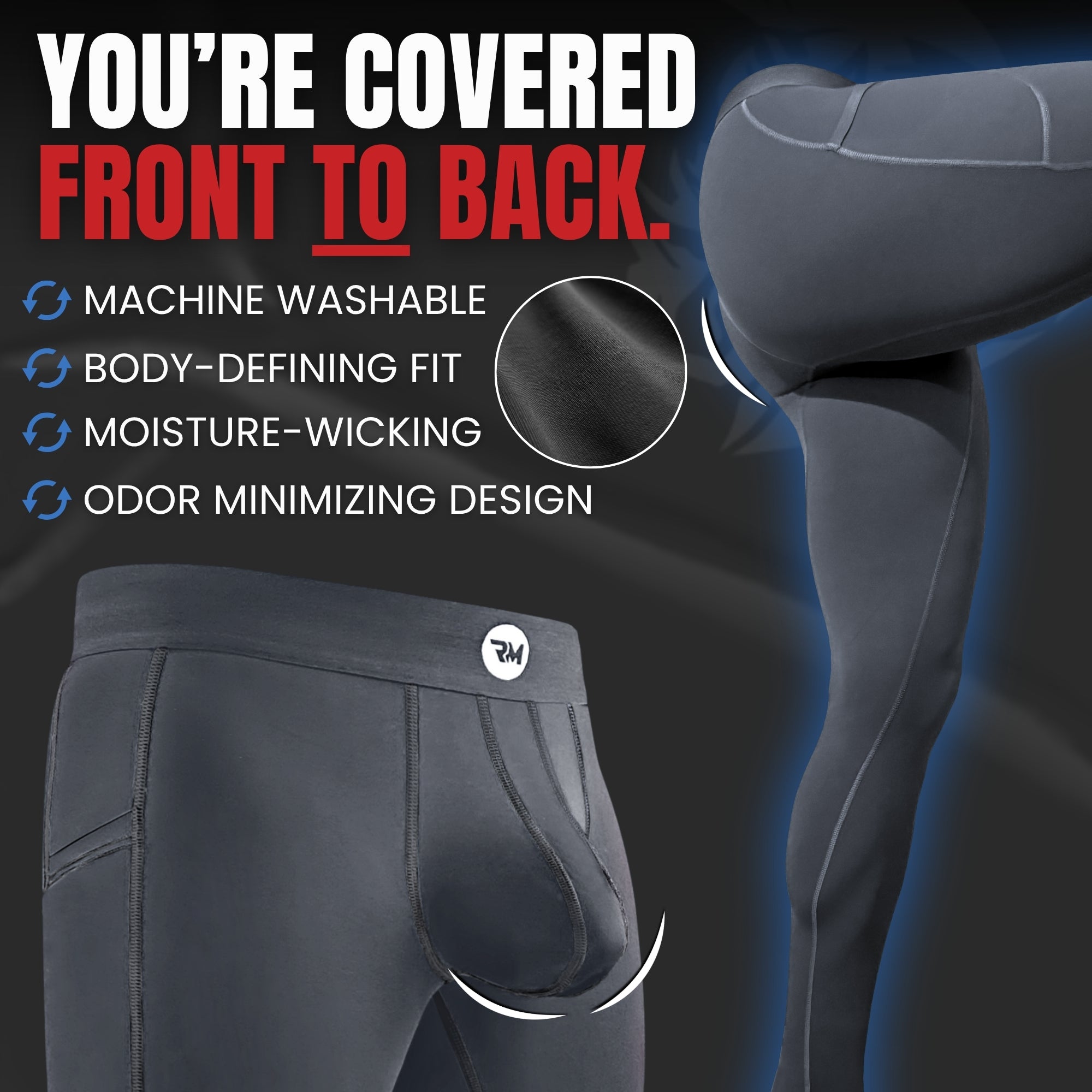 Nylon 28in Leggings No Fly 1pk Gray