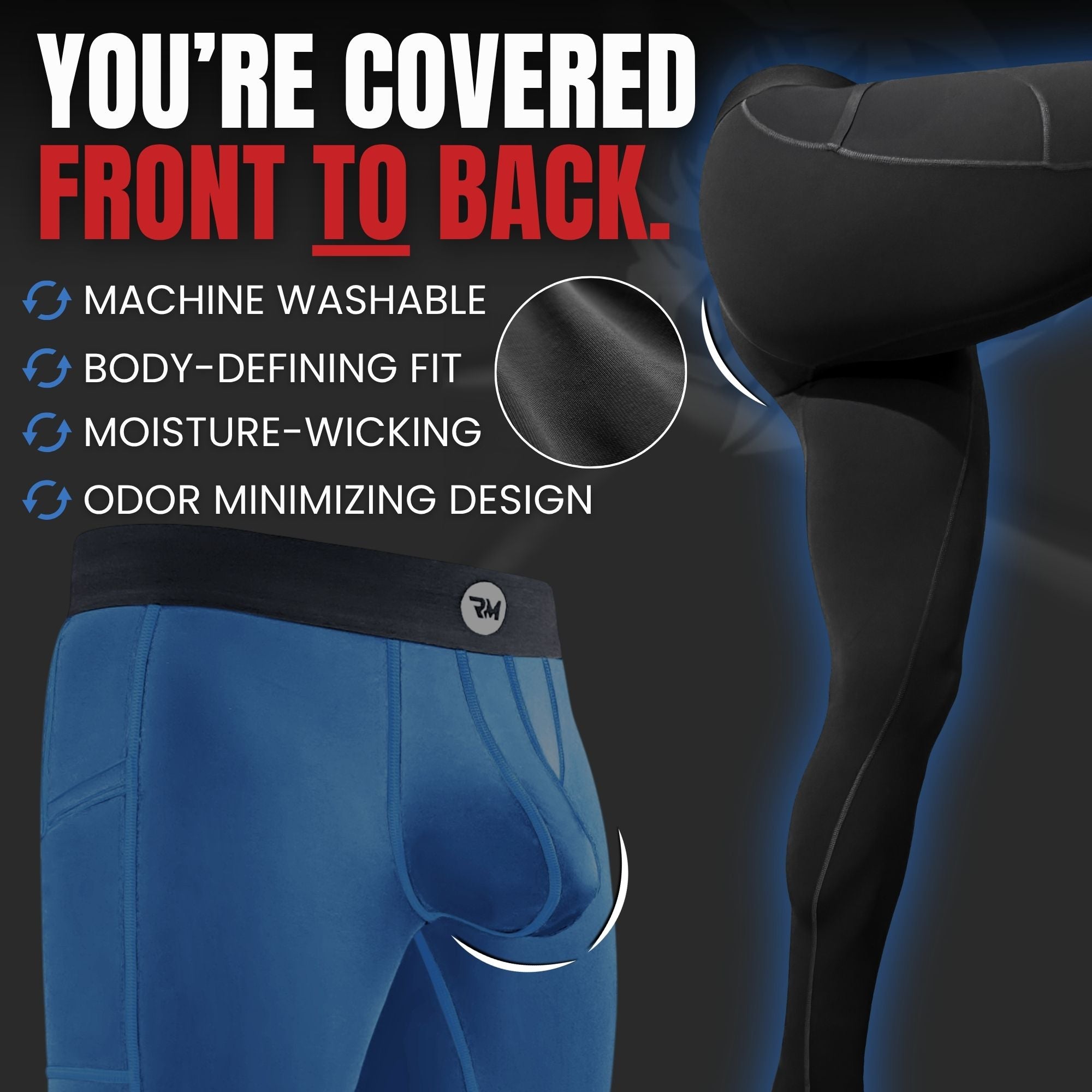 Nylon 28in Leggings No Fly 1pk Dark Blue