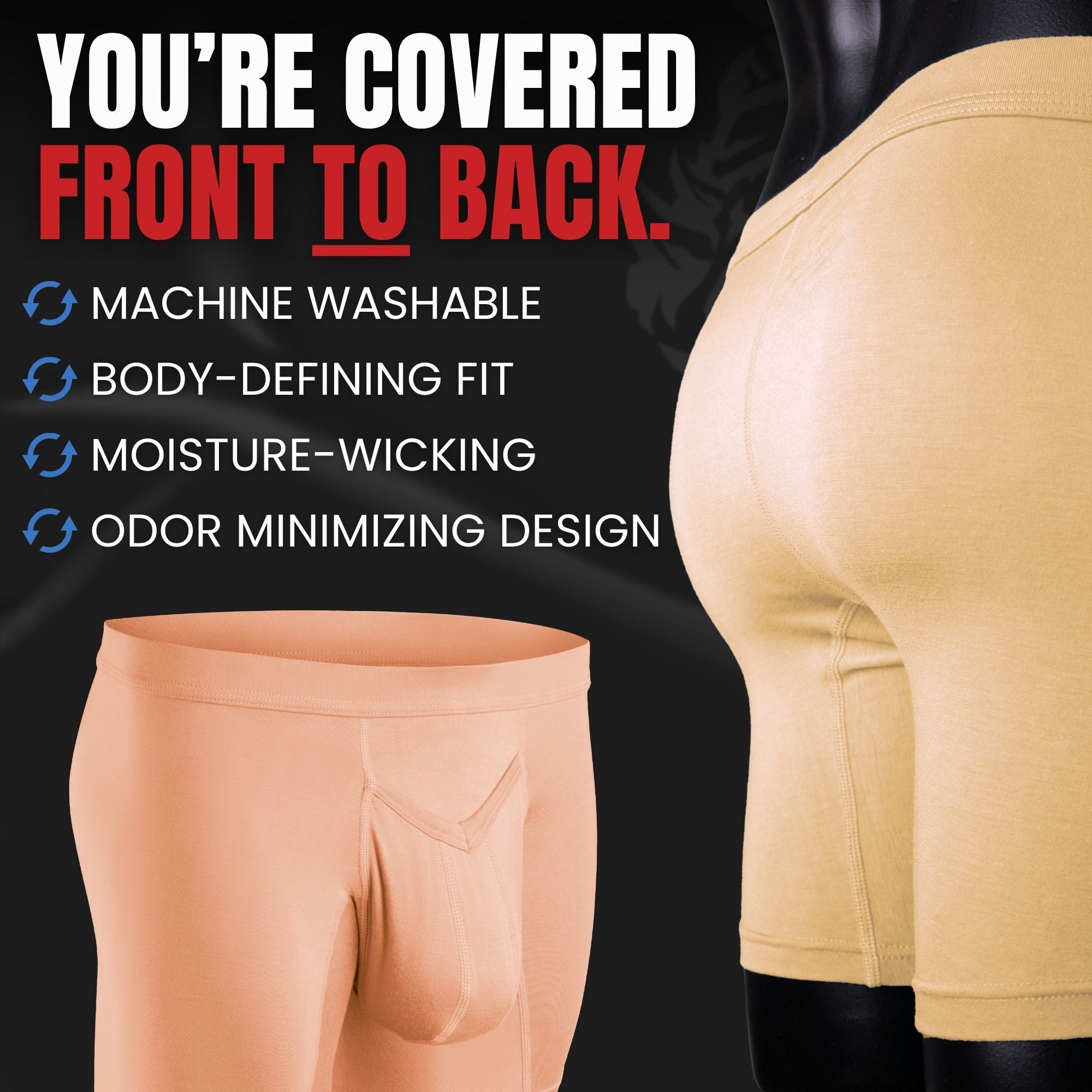 Modal 7in Boxer Briefs V-Fly 3pk Lemon Icing/Nimbus Cloud/Peach Dust