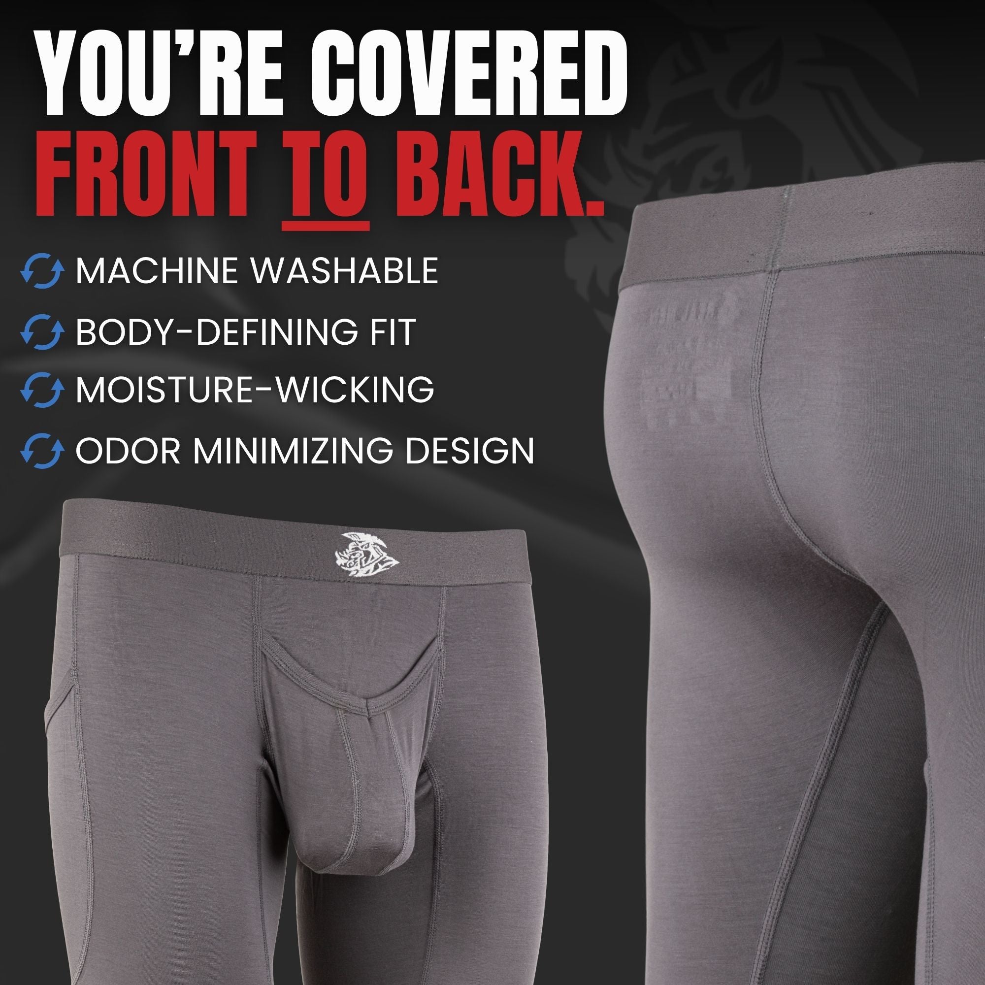 Modal 28in Leggings Leggings V Fly 2pk Black/Gray