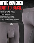 Modal 28in Leggings Leggings V Fly 2pk Black/Gray