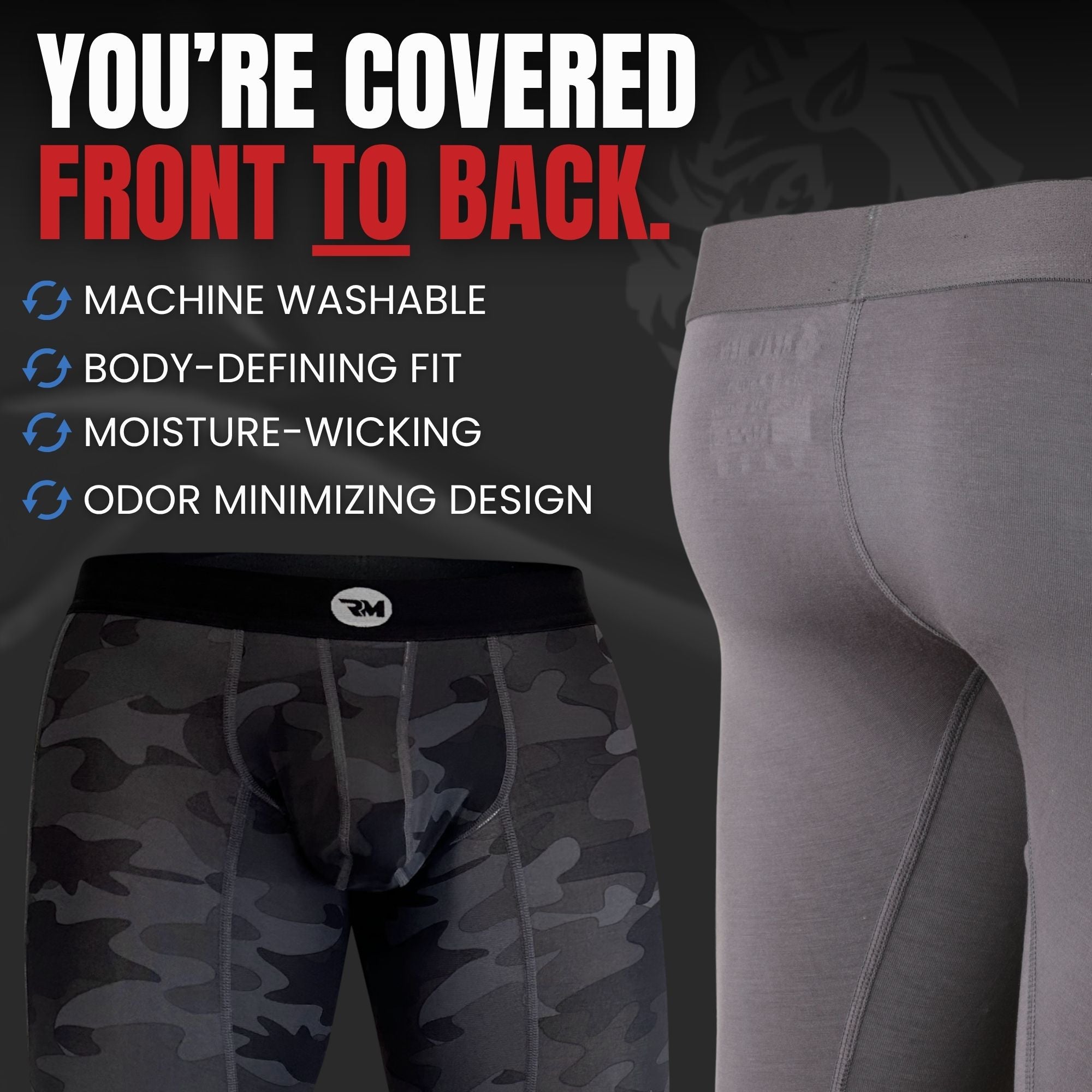 Nylon 28in Leggings Leggings No Fly 2pk Black/Camo
