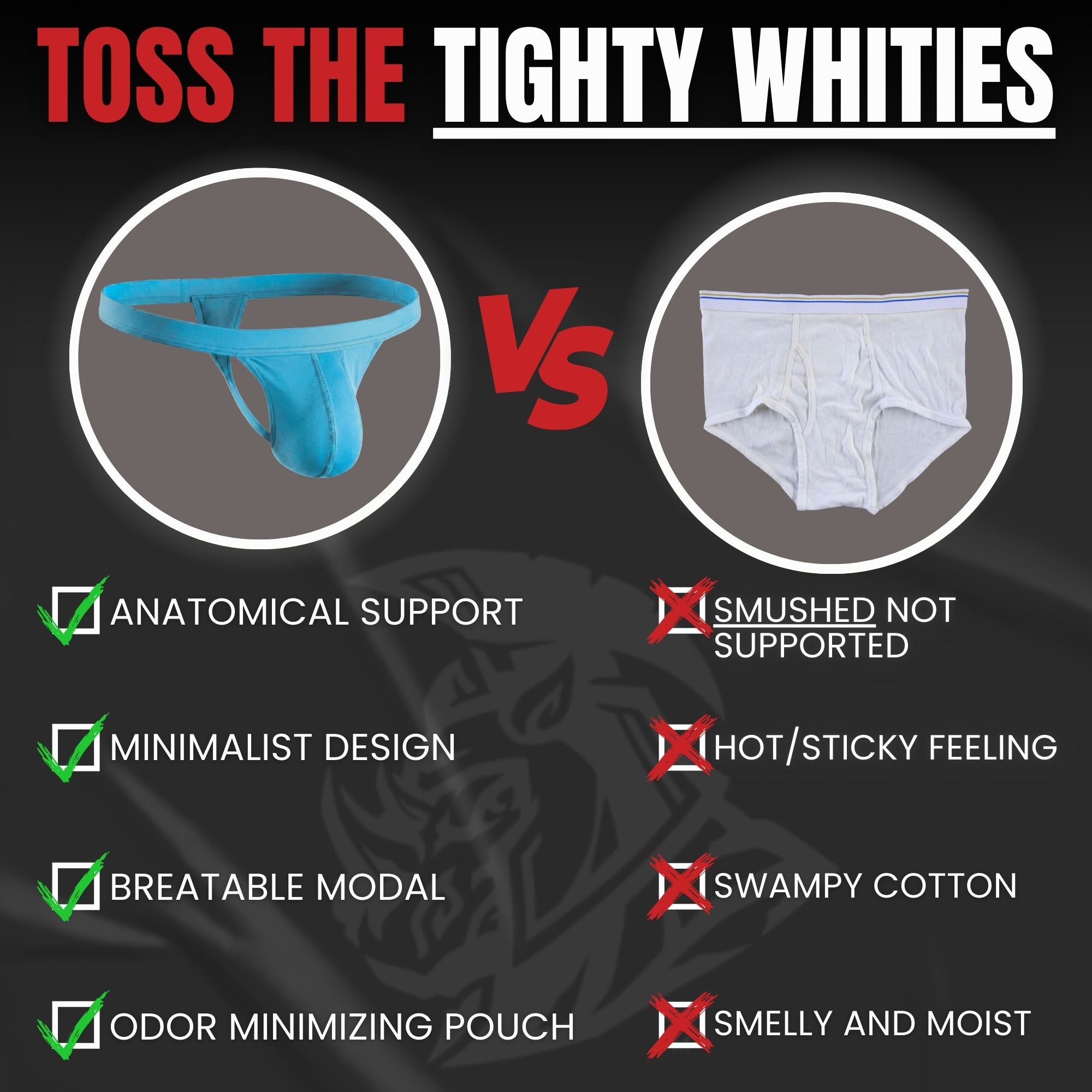 Modal 0in Thong No Fly 3pk Light Red/Sky Blue/Mulberry