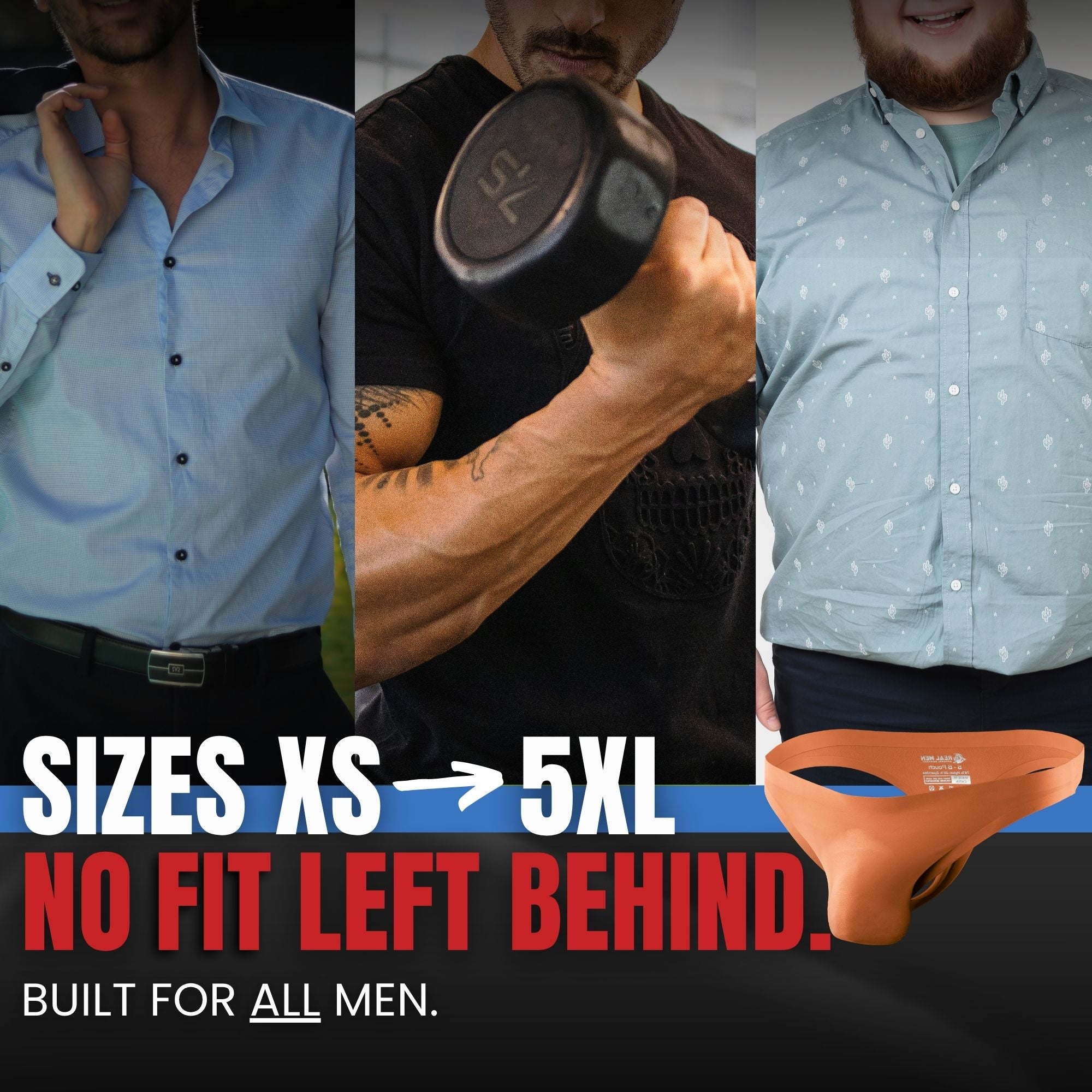 Tanga de nailon sin costuras 0in sin abertura 3pk negro/crepúsculo/rojo piedra