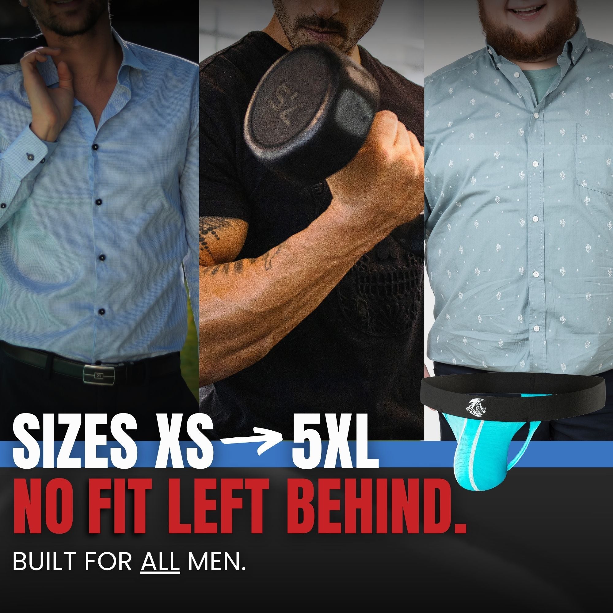 Nylon 0in Mesh Thong No Fly 3pk Crimson/Green/Bone