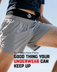 Bamboo 7in Boxer Briefs No Fly 4pk Black/Black/Blue/Gray