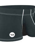 Nylon 3in Boxer Briefs No Fly 1pk Gunmetal Gray