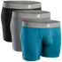 Modal 7in Boxer Briefs No Fly 3pk Black/Blue/Gray
