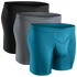 Modal 7in Boxer Briefs V-FLY 3pk Black/Cyan/Gray