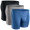 Modal 7in Boxer Briefs V-FLY 3pk Slate/Heather Gray/Blue