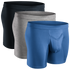 Modal 7in Boxer Briefs V-FLY 3pk Slate/Heather Gray/Blue