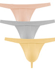 Modal 0in Thong No Fly 3pk Lemon Icing/Nimbus Cloud/Peach Dust