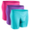 Modal 7in Boxer Briefs V-Fly 3pk Pink/Purple/Turquoise