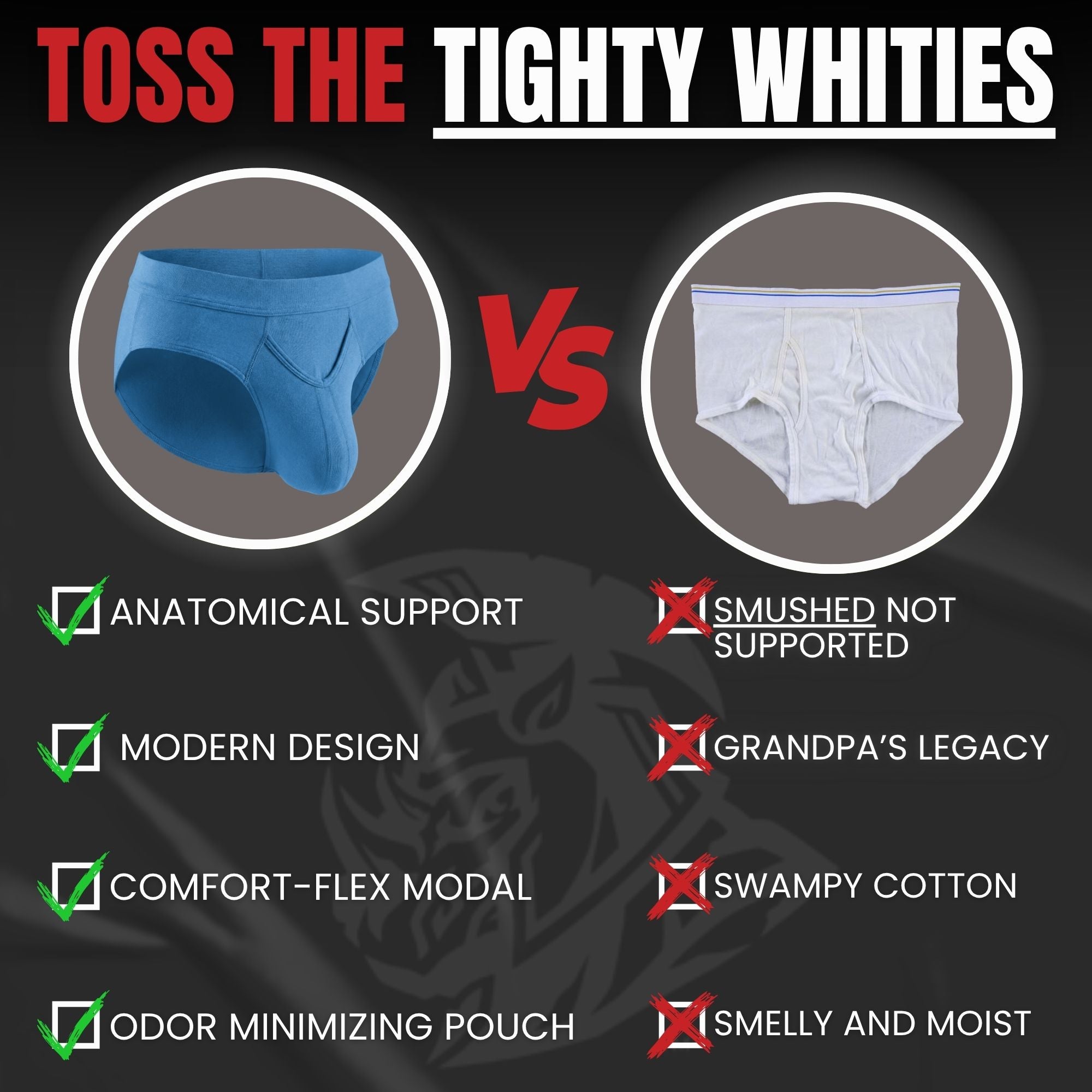 Mens pouch underwear vs traditional briefs comparison